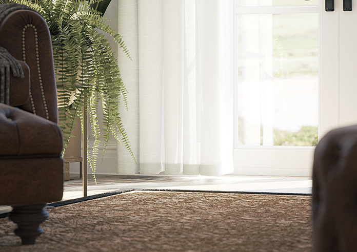 Tanami Voile, White Dawn - Made to Measure Curtains - Image 5